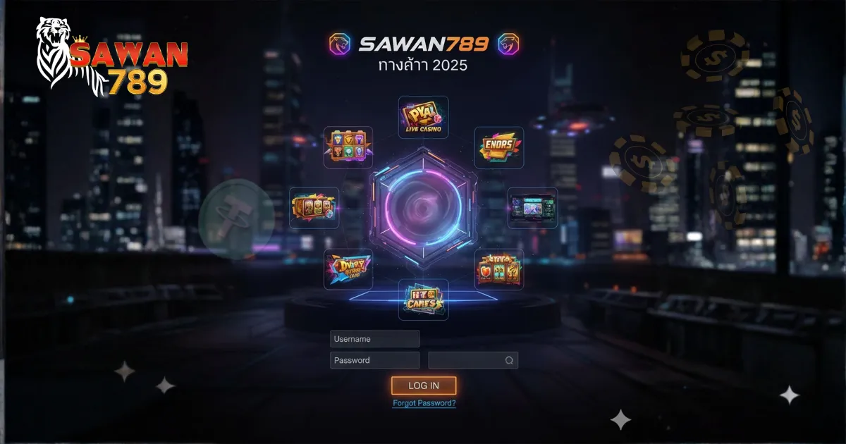 การแนะนำอินเทอร์เฟซหน้าเข้าสู่ระบบ sawan789